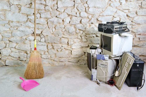 Image of advanced equipment used for eco-friendly house clearance